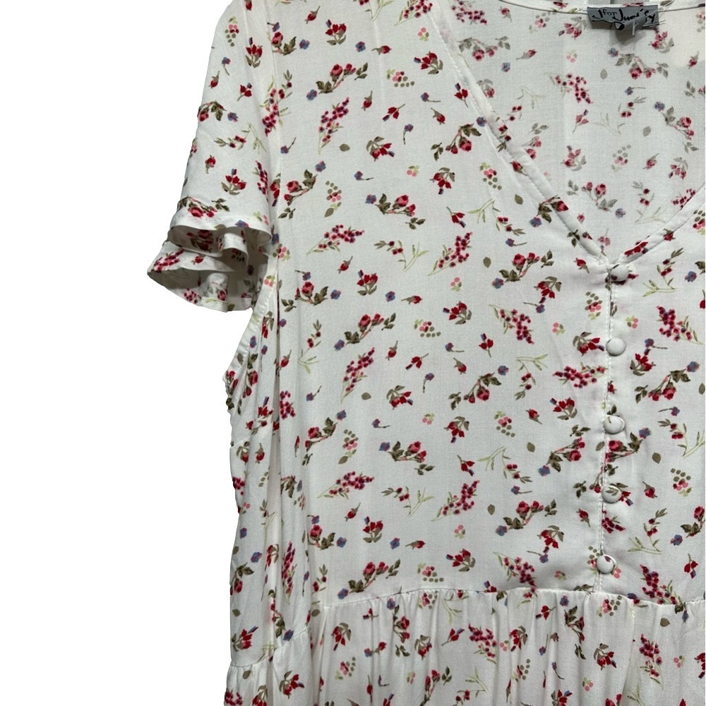 J for Justify Floral Dress 1X Boho Cottagecore Country Western Style Dress - Picture 13 of 16